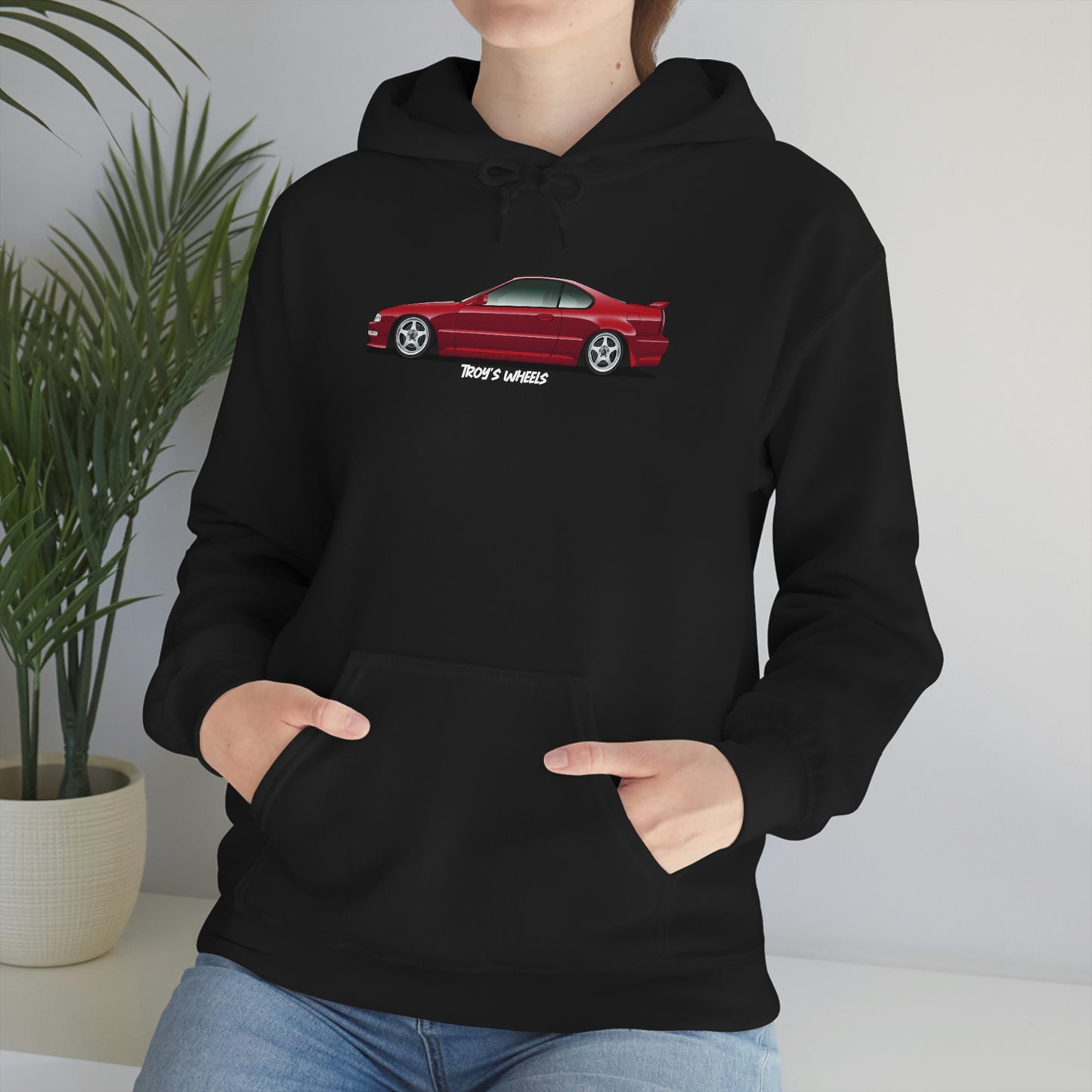 4G Prelude_Red_Silver 5 Spokes_Dark Hoodie