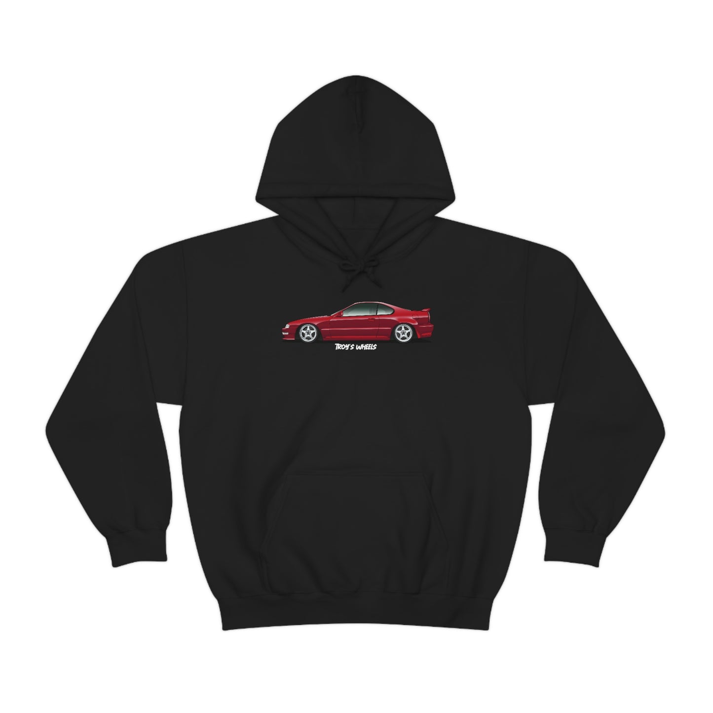 4G Prelude_Red_Silver 5 Spokes_Dark Hoodie