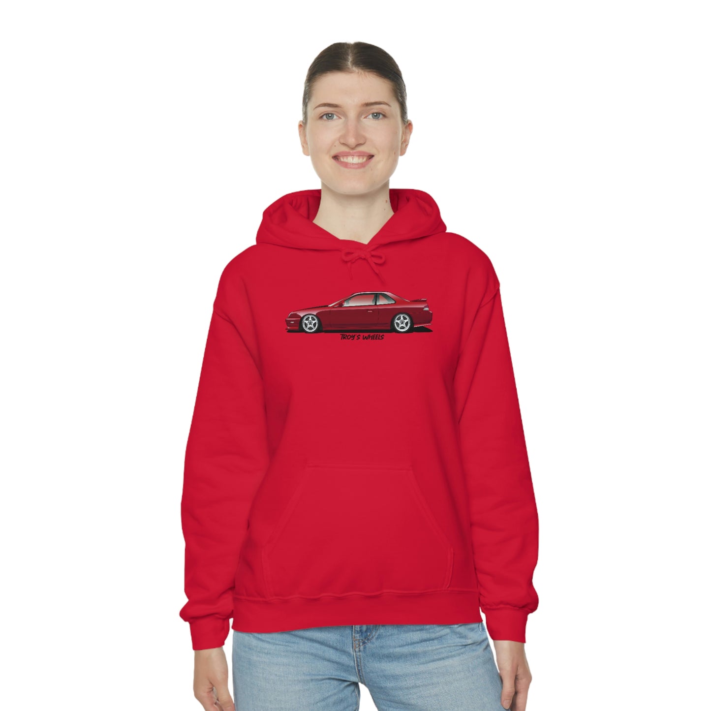 5G Prelude_Red_Silver 5 Spokes_Light Hoodie