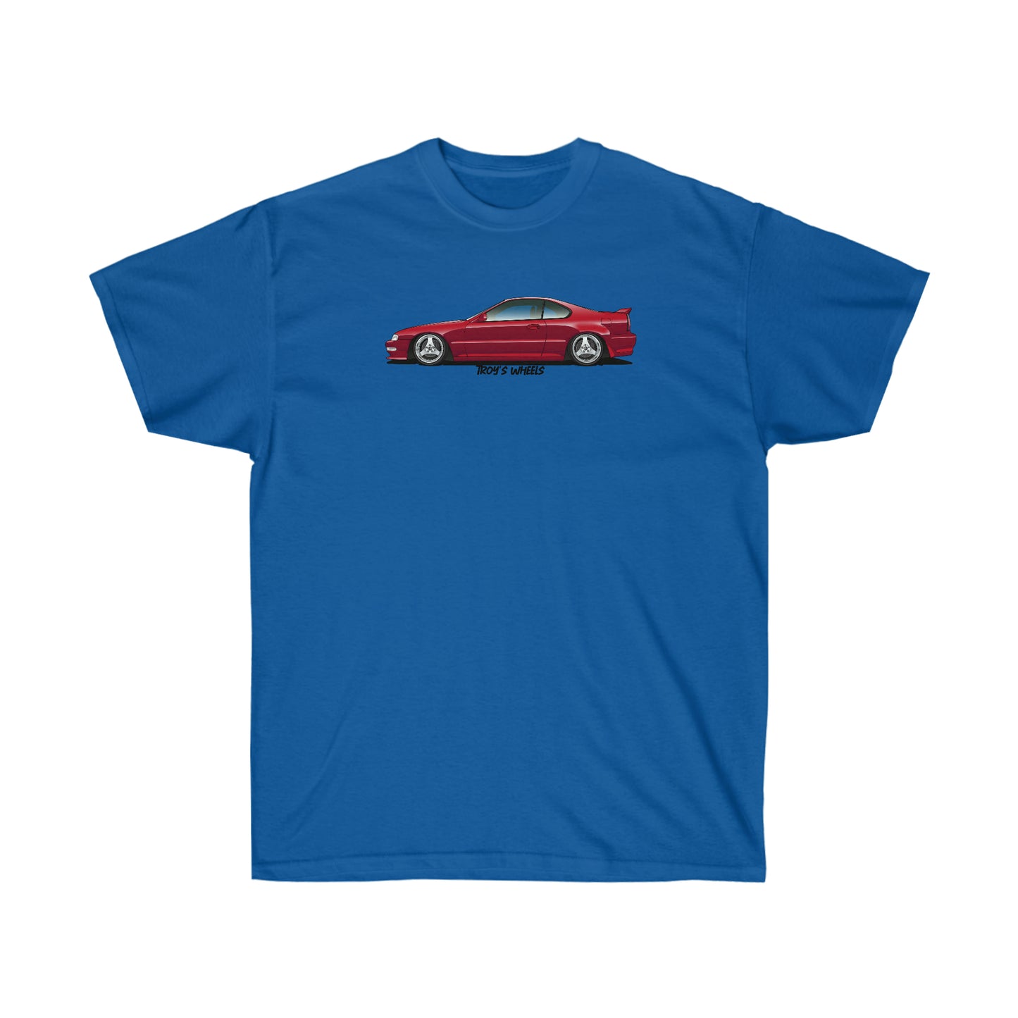 4G Prelude_Red_Silver 3 Spokes_Light Tee
