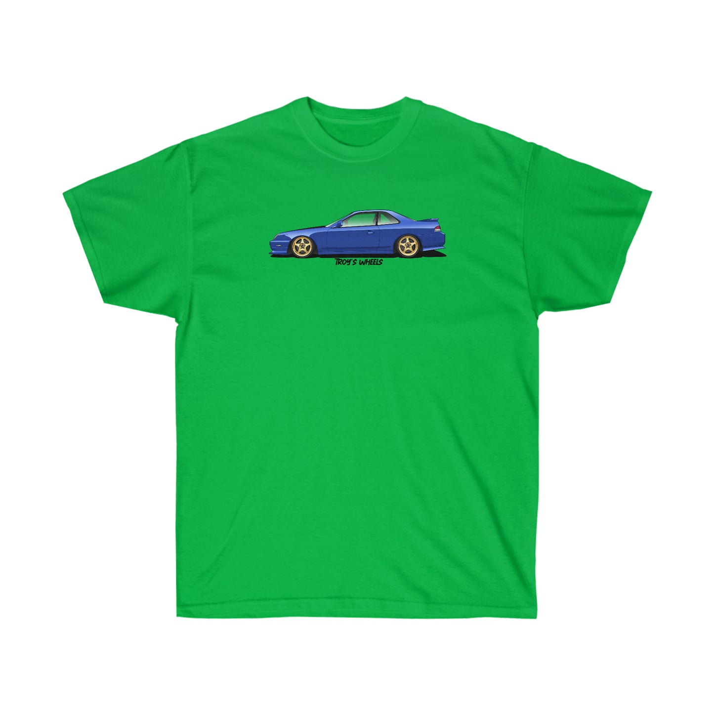 5G Prelude_Blue_Gold 5 Spokes_Light Tee
