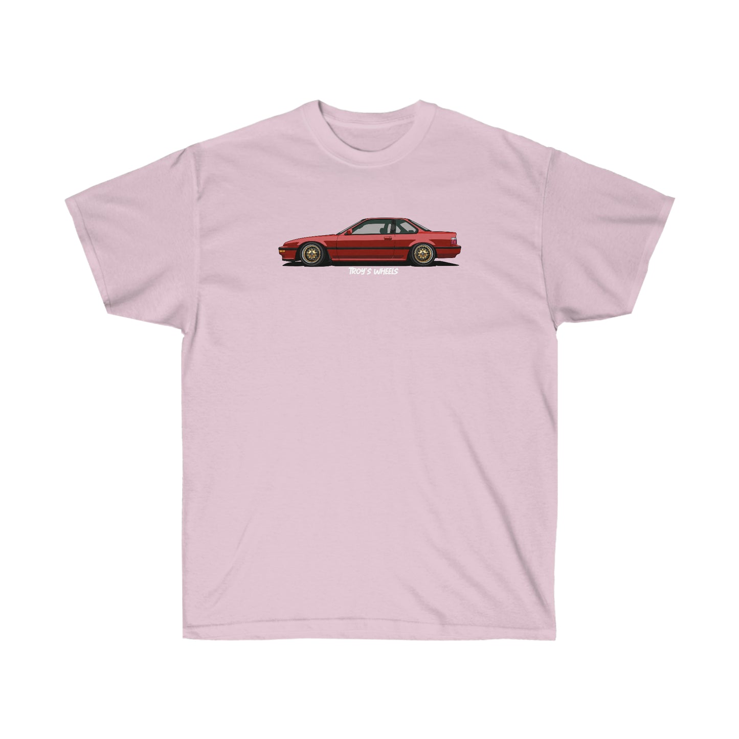 3G Prelude_Red_Gold Mesh_Dark Tee