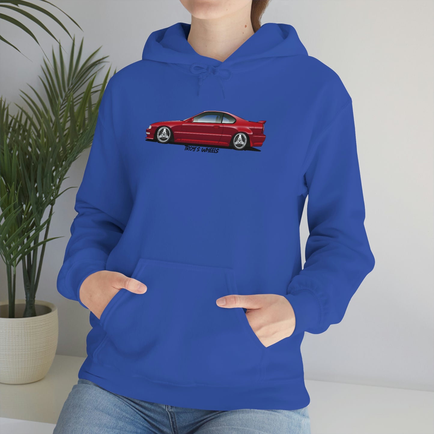 4G Prelude_Red_Silver 3 Spokes_Light Hoodie