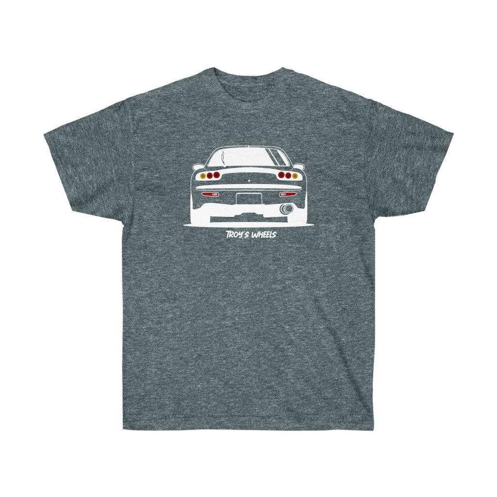 FD RX7_White_Rear_Tee