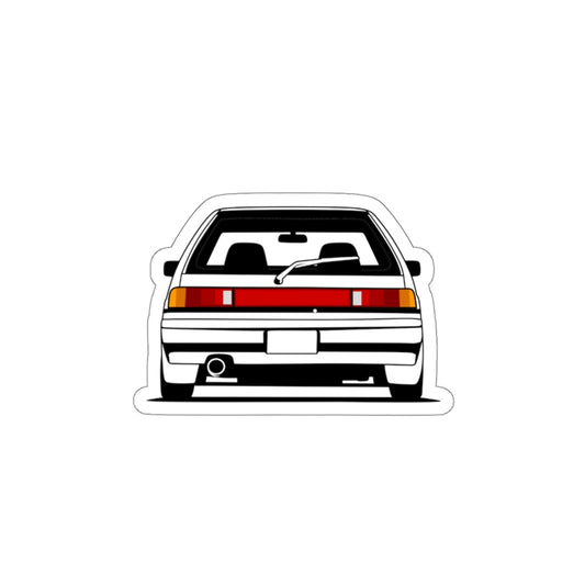 EF Civic_Rear_Black_Sticker