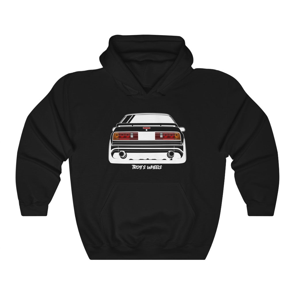 FC RX7_White_Rear_Hoodie