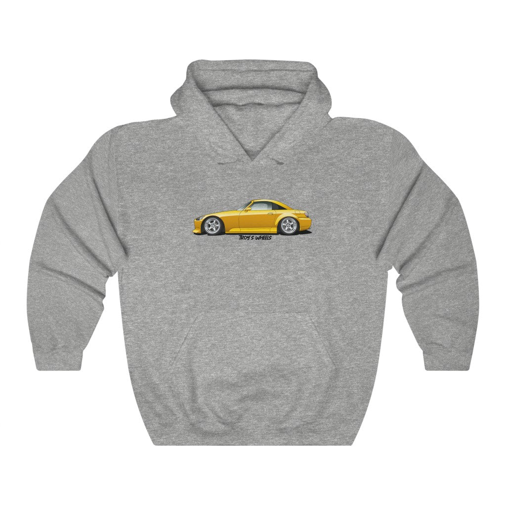 S2000_Yellow_Silver 5 Spokes_Light Hoodie