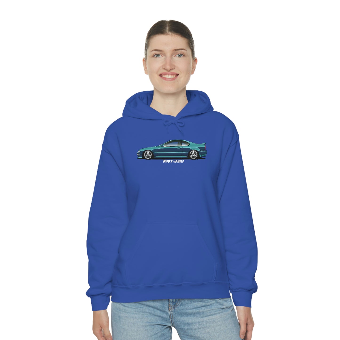 4G Prelude_Green_Silver 3 Spokes_Dark Hoodie