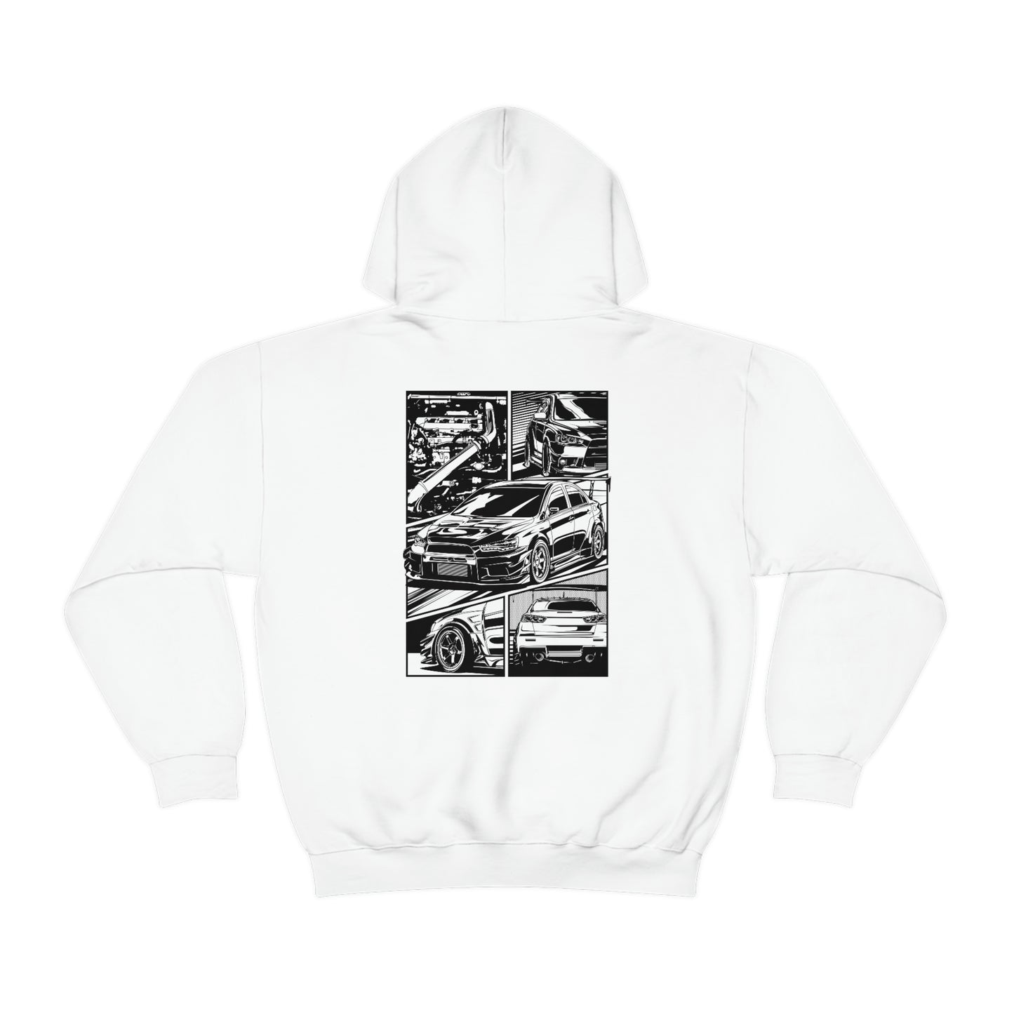 Mitsubishi Evolution X_Comic_Hoodie