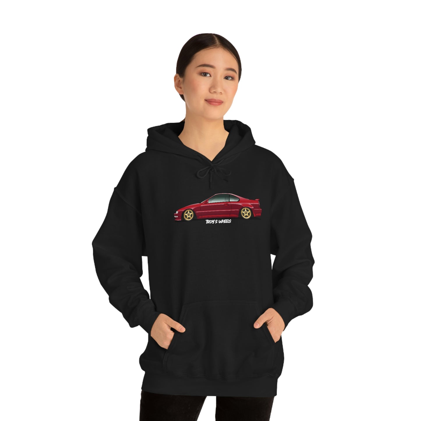 4G Prelude_Red_Gold 5 Spokes_Dark Hoodie