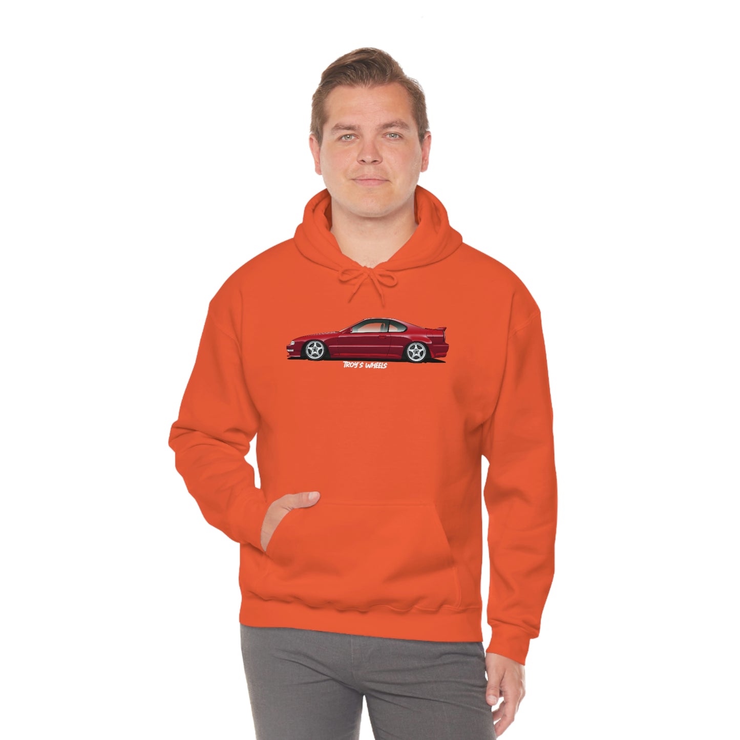 4G Prelude_Red_Silver 5 Spokes_Dark Hoodie