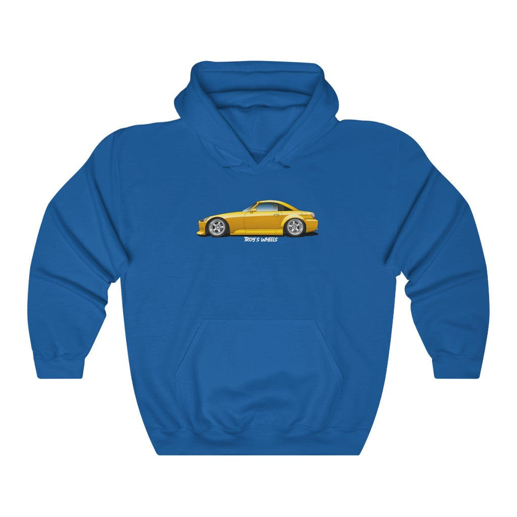S2000_Yellow_Silver 5 Spokes_Dark Hoodie