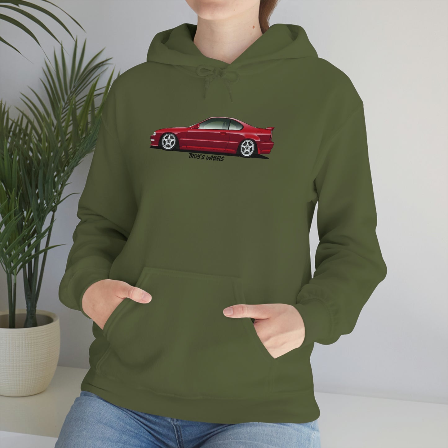 4G Prelude_Red_Silver 5 Spokes_Light Hoodie