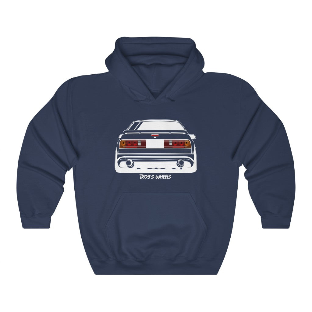 FC RX7_White_Rear_Hoodie