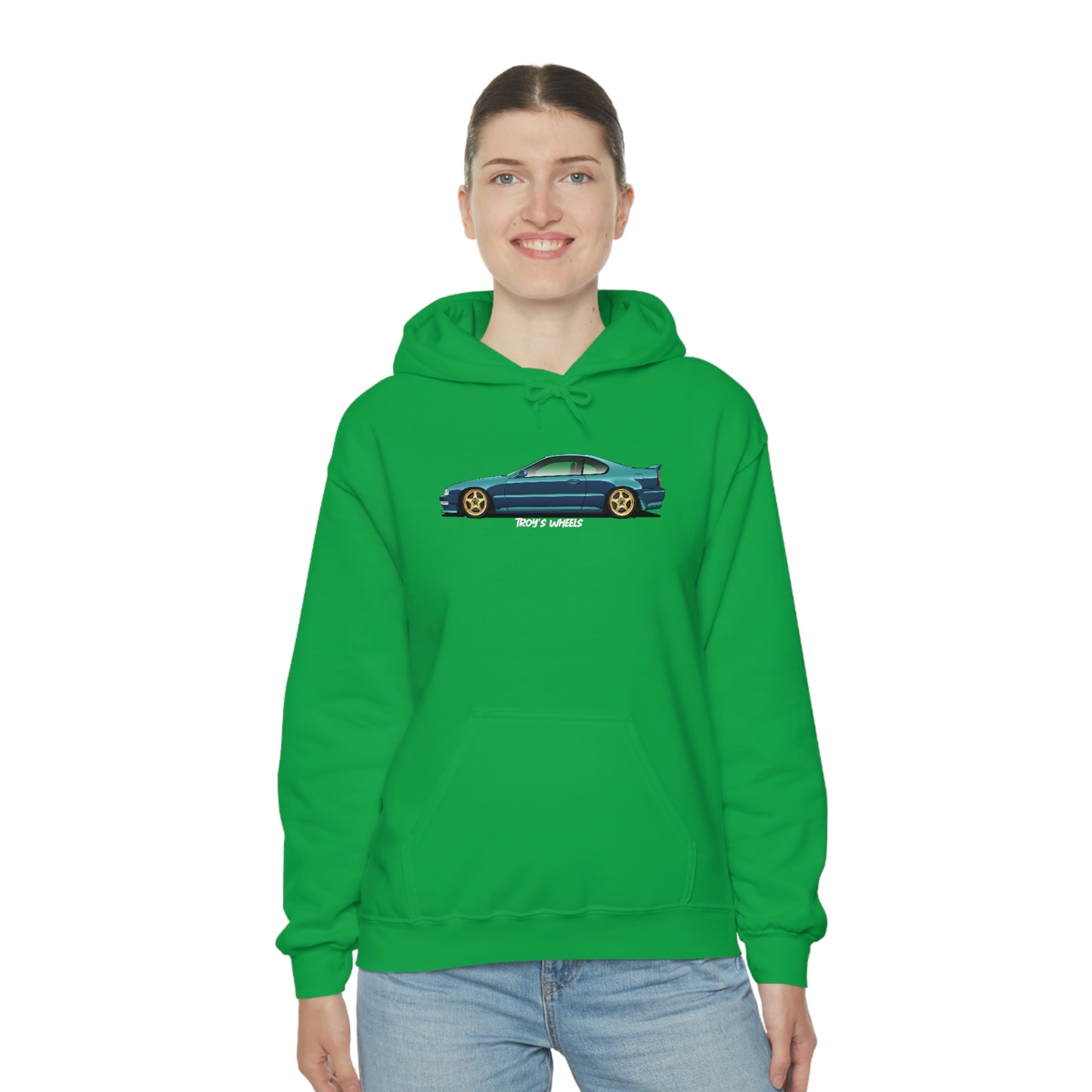 4G Prelude_Green_Gold 5 Spokes_Dark Hoodie