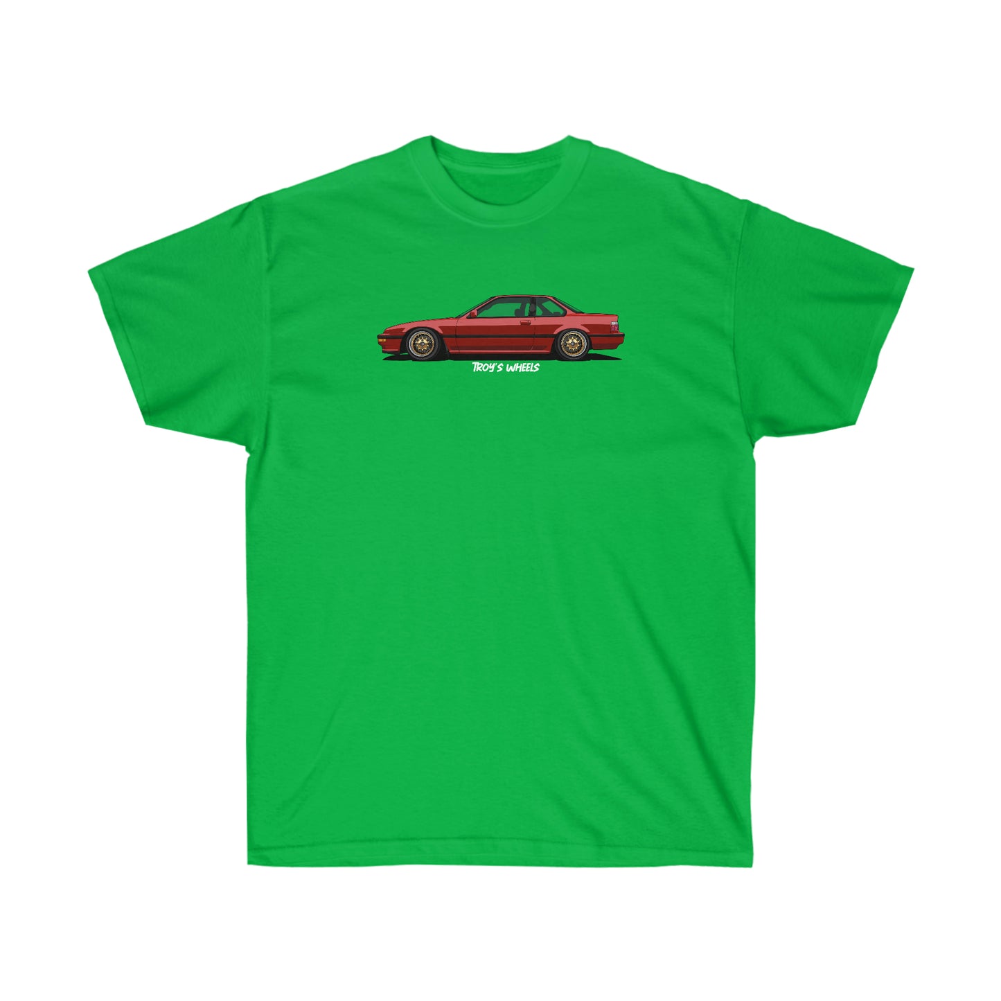 3G Prelude_Red_Gold Mesh_Dark Tee