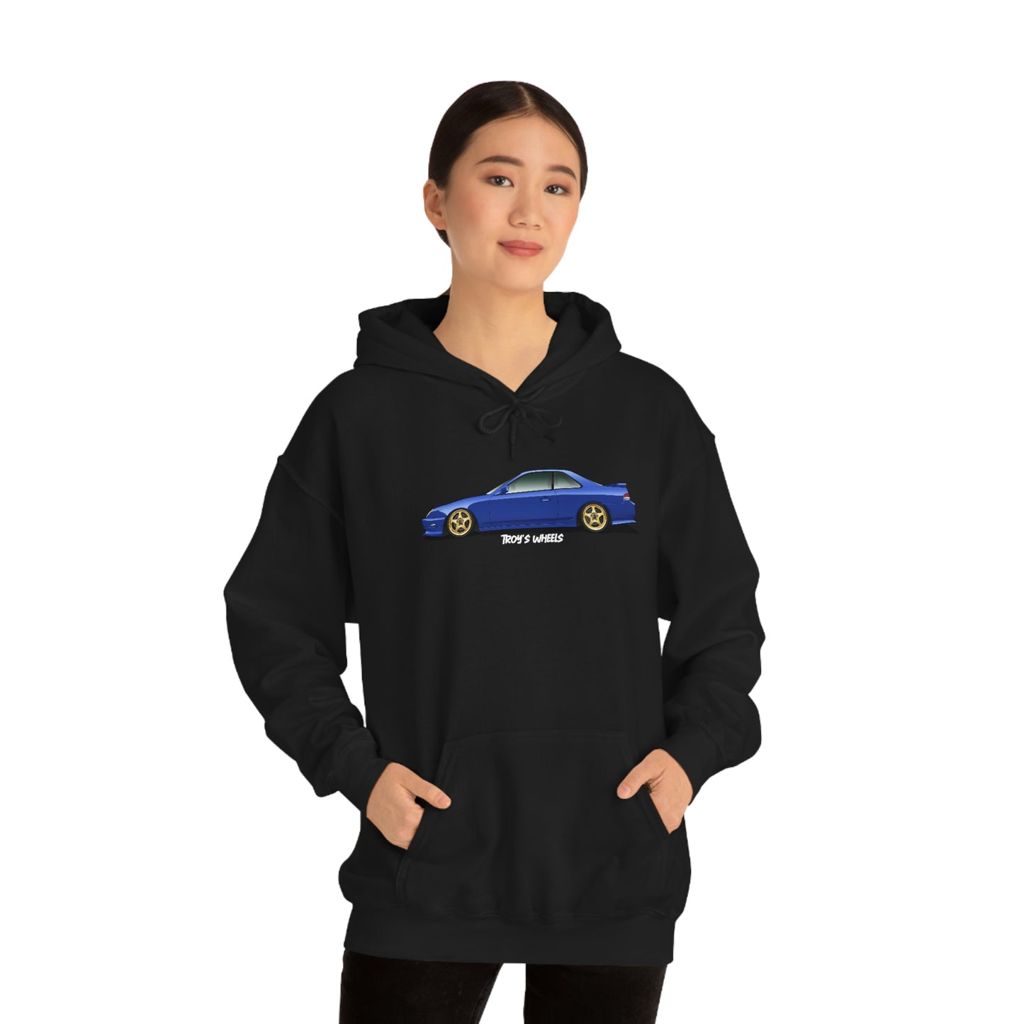 5G Prelude_Blue_Gold 5 Spokes_Dark Hoodie