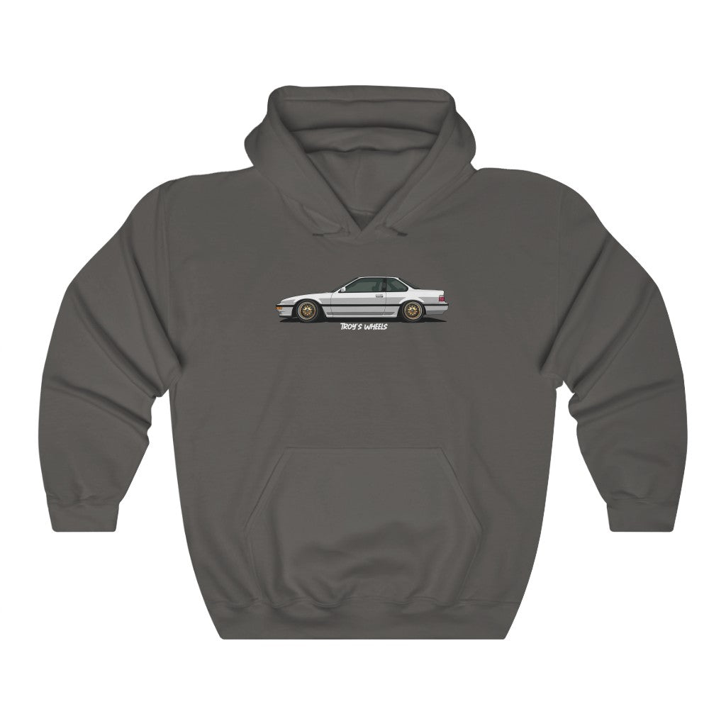 3G Prelude_White_Gold Mesh_Dark Hoodie