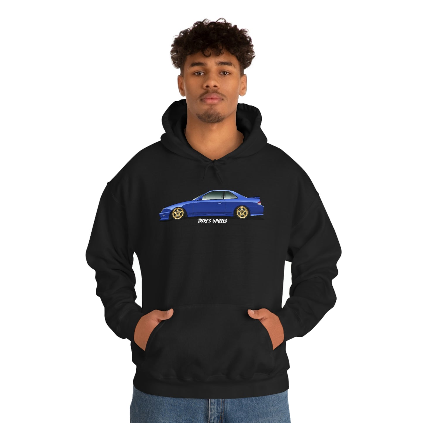 5G Prelude_Blue_Gold 5 Spokes_Dark Hoodie