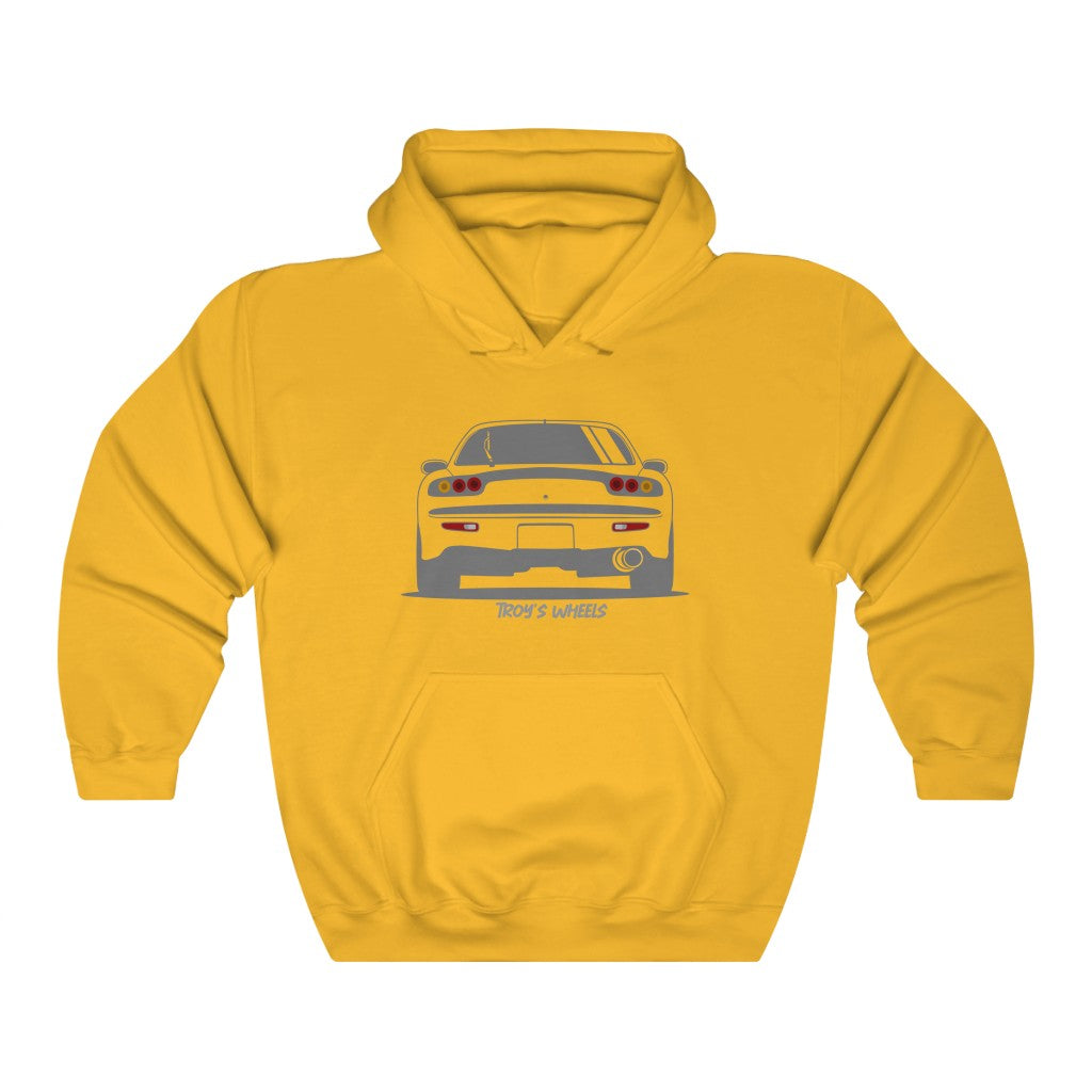 FD RX7_Grey_Rear_Hoodie