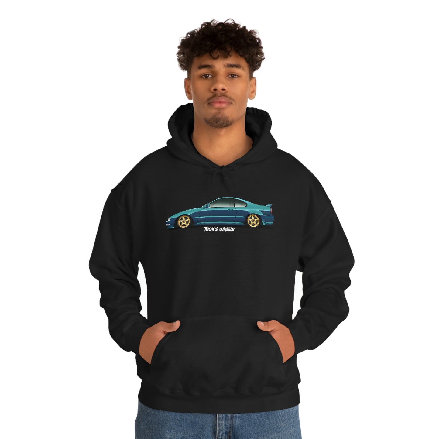 4G Prelude_Green_Gold 5 Spokes_Dark Hoodie