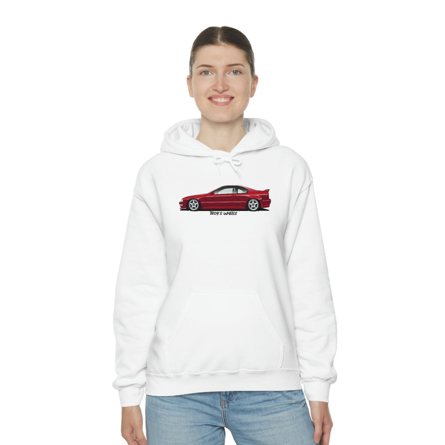 4G Prelude_Red_Silver 5 Spokes_Light Hoodie