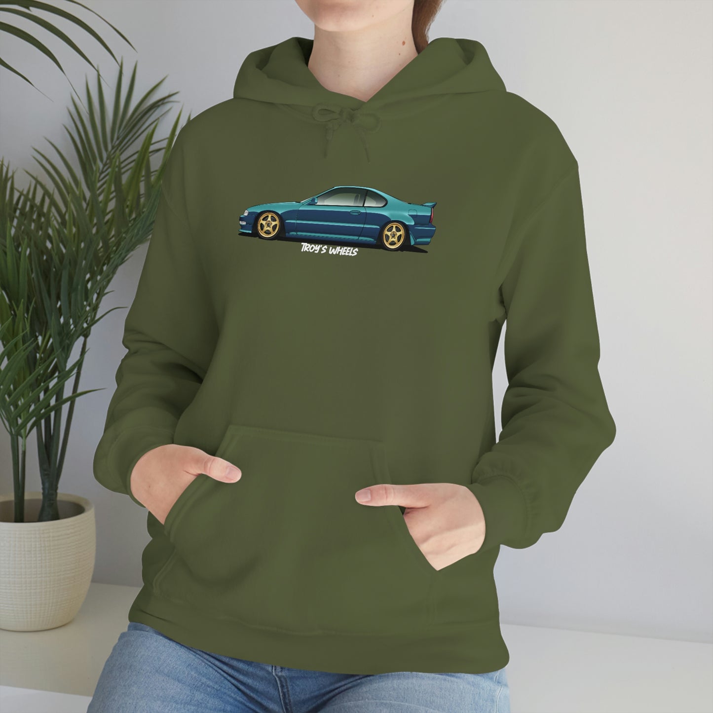 4G Prelude_Green_Gold 5 Spokes_Dark Hoodie