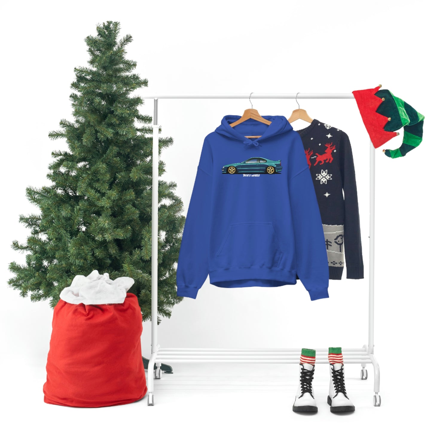 4G Prelude_Green_Gold 5 Spokes_Dark Hoodie