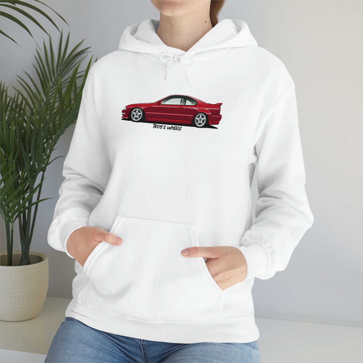 4G Prelude_Red_Silver 5 Spokes_Light Hoodie