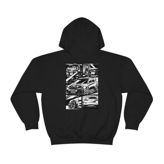 Mitsubishi Evolution X_Comic_Hoodie