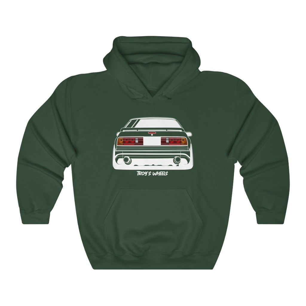 FC RX7_White_Rear_Hoodie