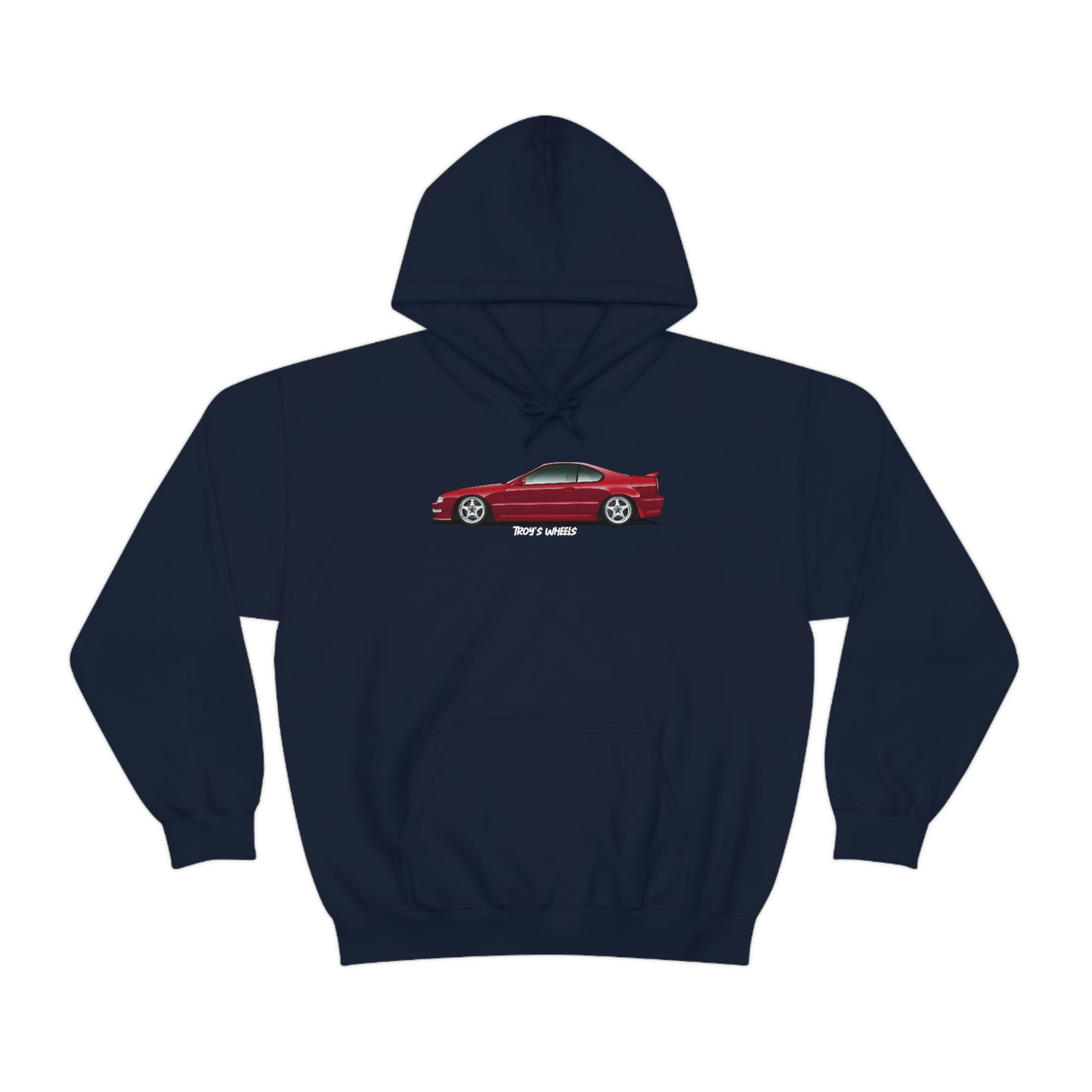 4G Prelude_Red_Silver 5 Spokes_Dark Hoodie