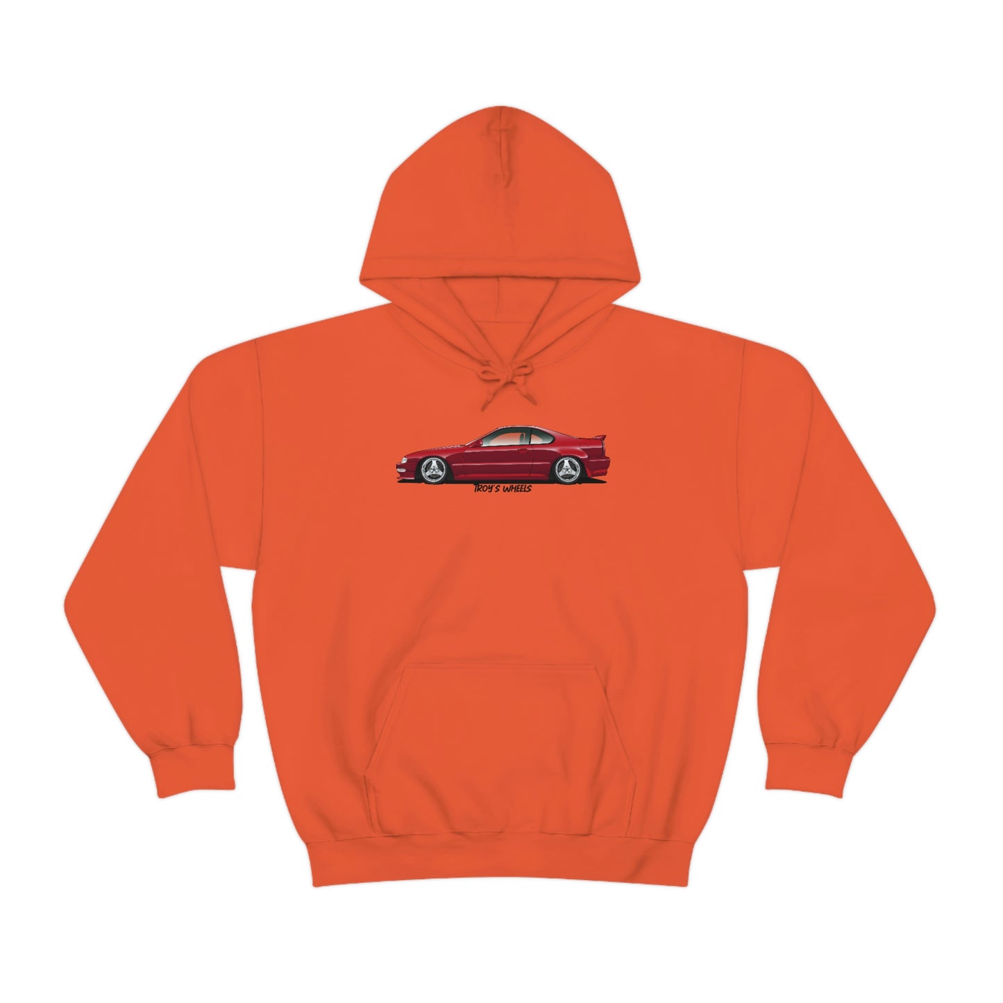 4G Prelude_Red_Silver 3 Spokes_Light Hoodie