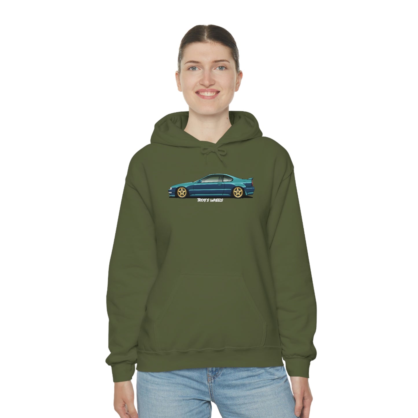 4G Prelude_Green_Gold 5 Spokes_Dark Hoodie