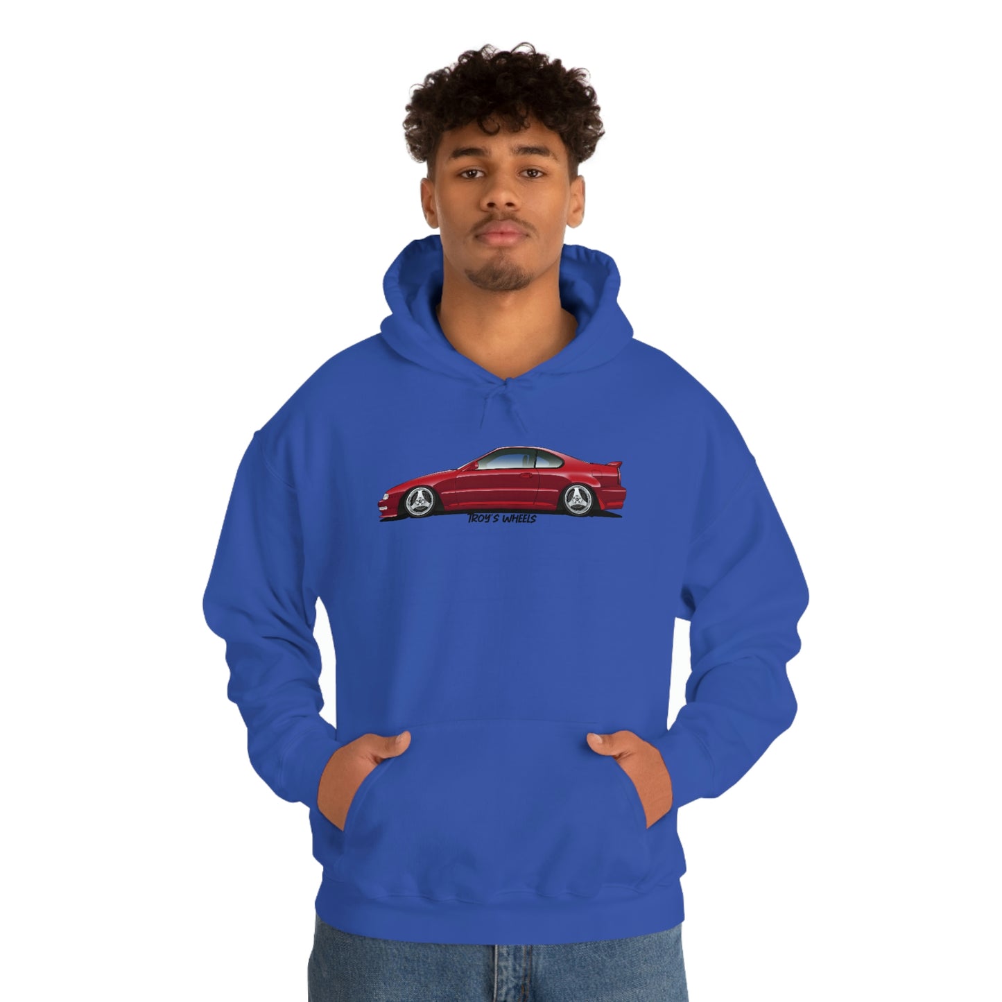 4G Prelude_Red_Silver 3 Spokes_Light Hoodie