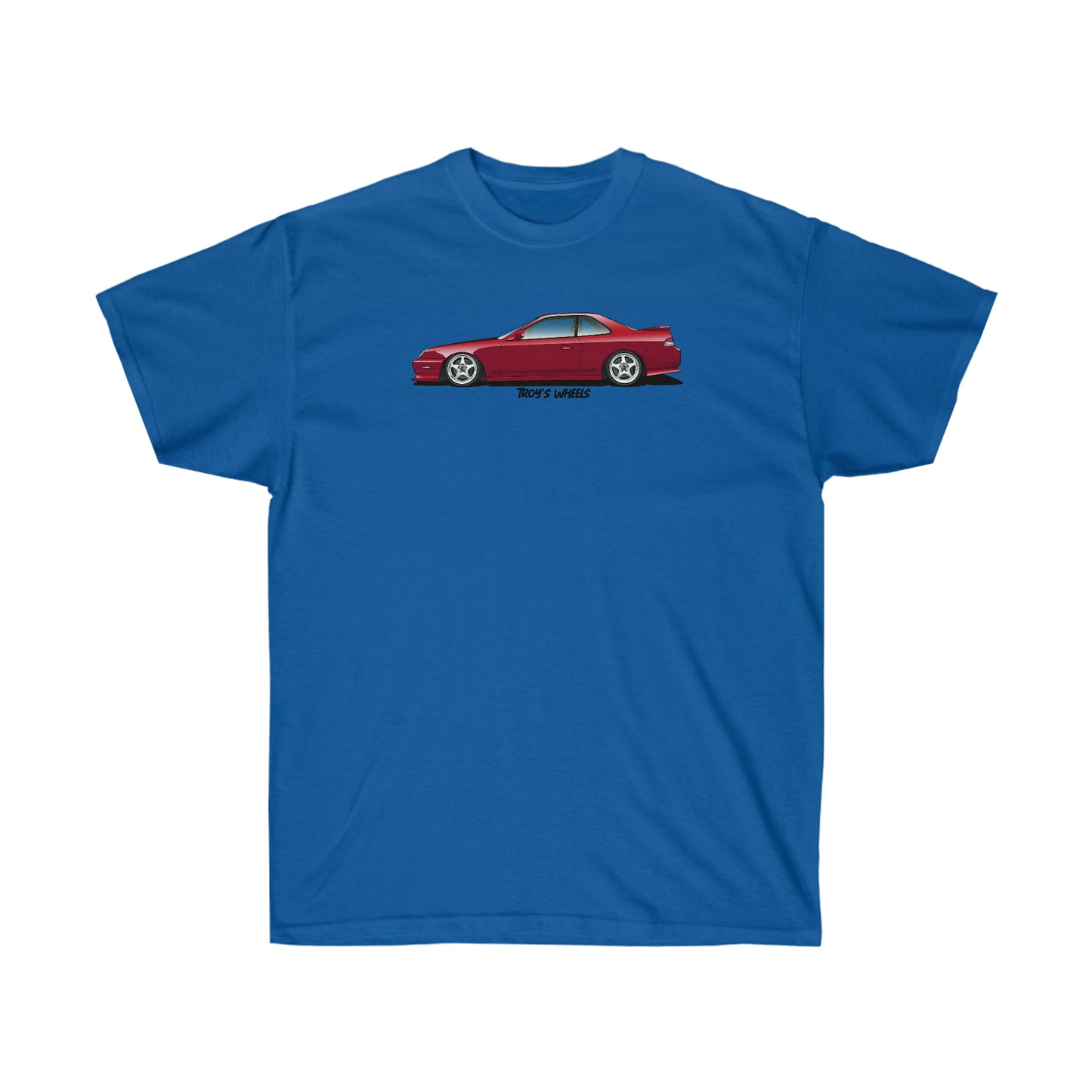 5G Prelude_Red_Silver 5 Spokes_Light Tee