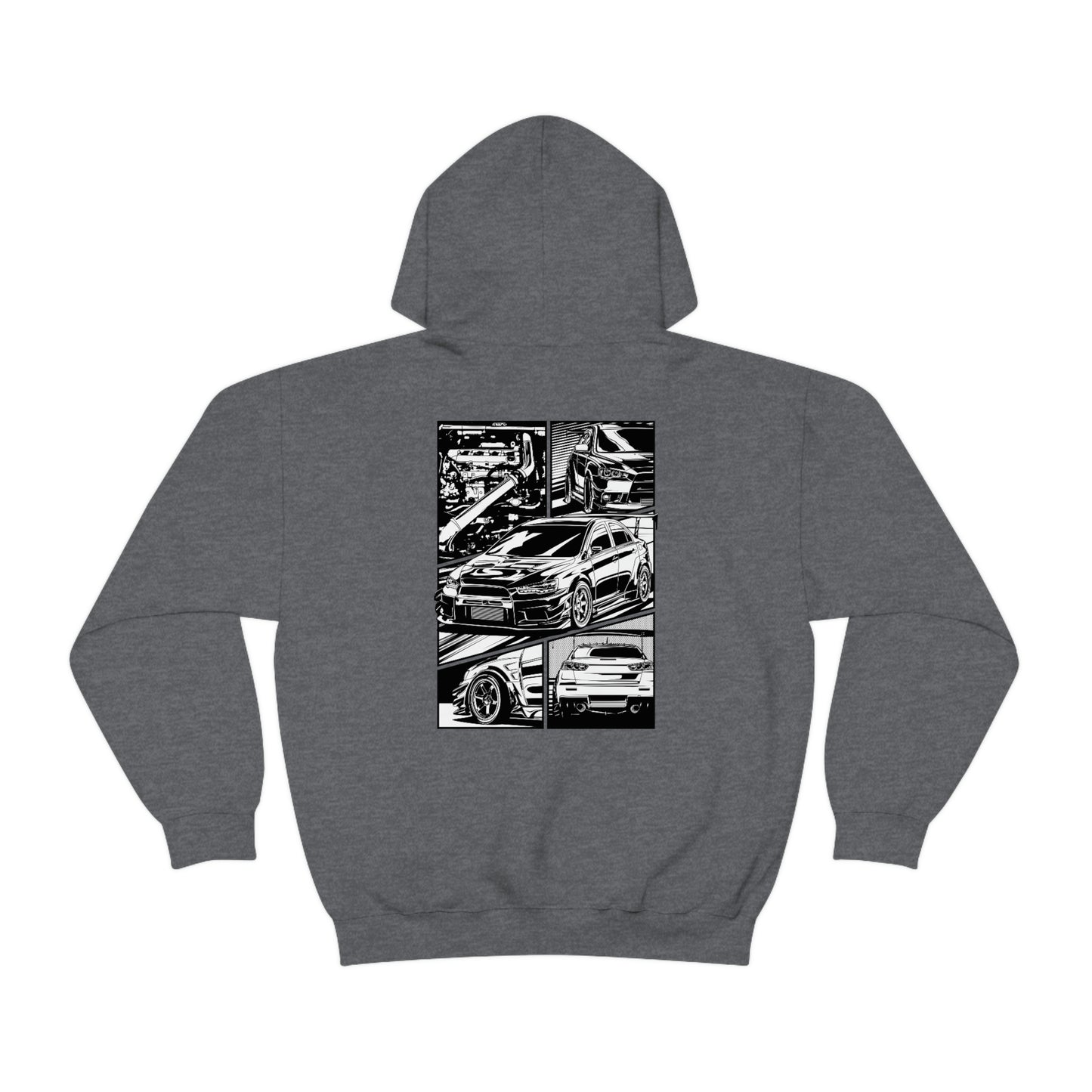 Mitsubishi Evolution X_Comic_Hoodie