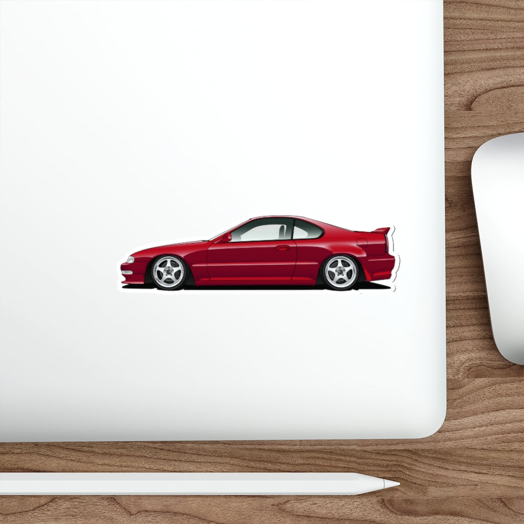 4G Prelude_Red_Silver 5 Spokes_Sticker