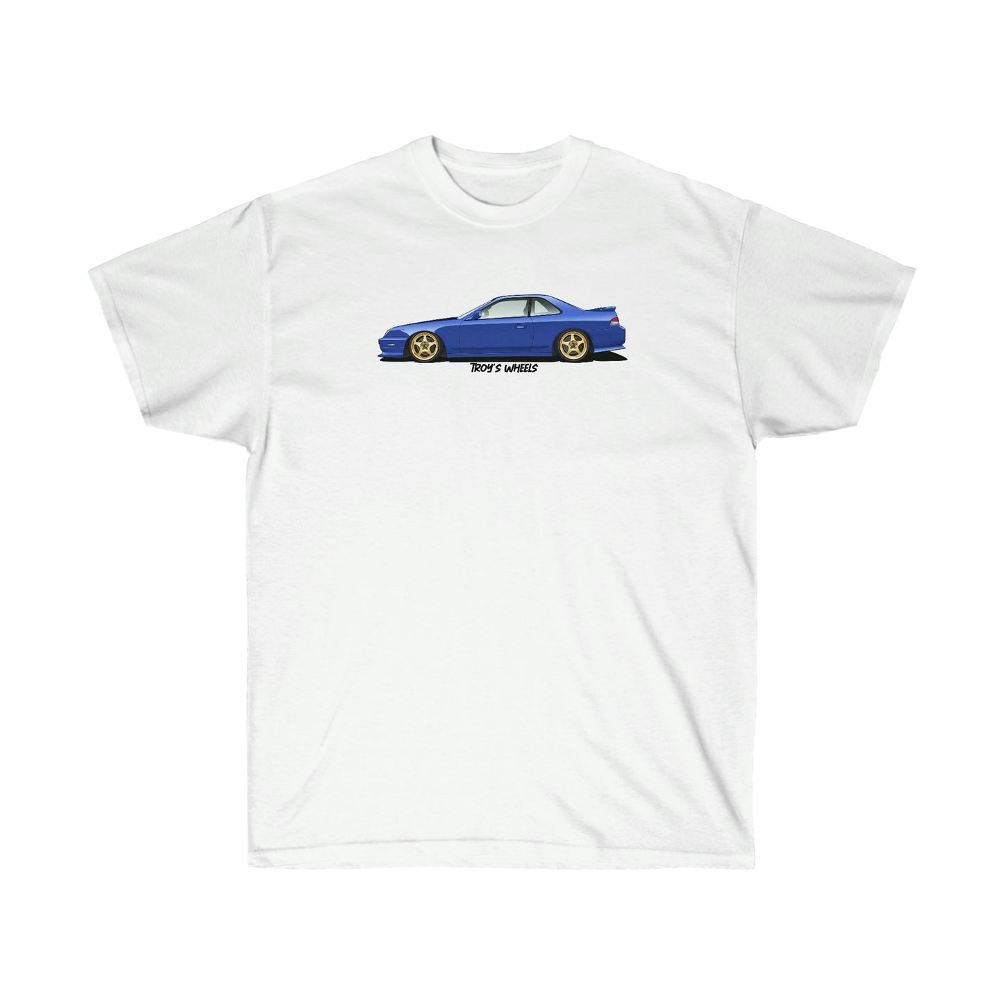 5G Prelude_Blue_Gold 5 Spokes_Light Tee