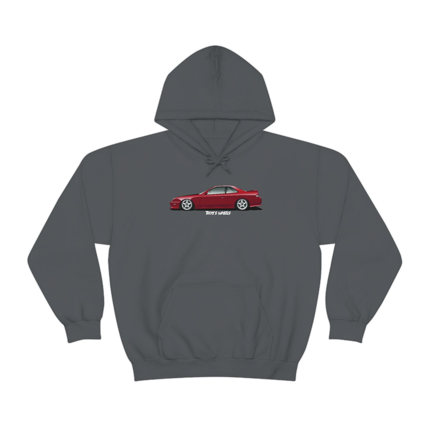 5G Prelude_Red_Silver 5 Spokes_Dark Hoodie