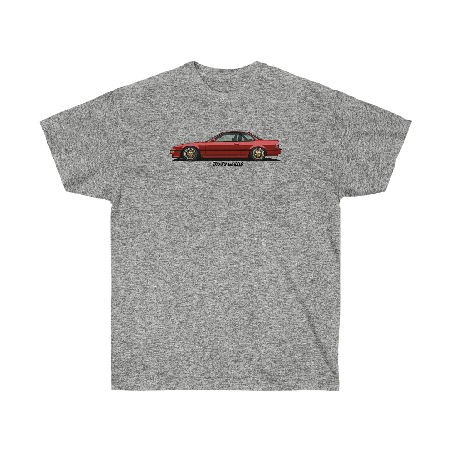 3G Prelude_Red_Gold Mesh_Light Tee