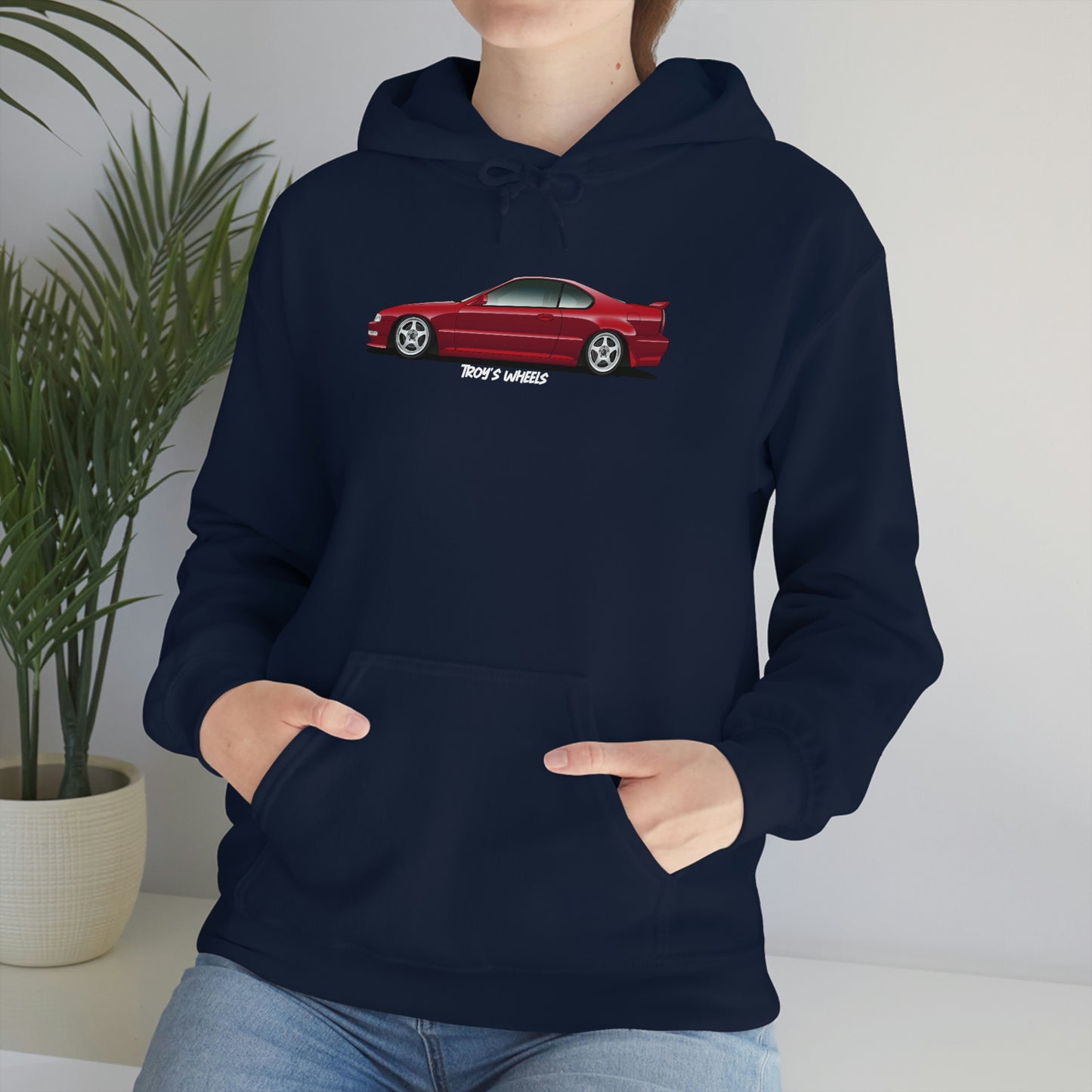 4G Prelude_Red_Silver 5 Spokes_Dark Hoodie