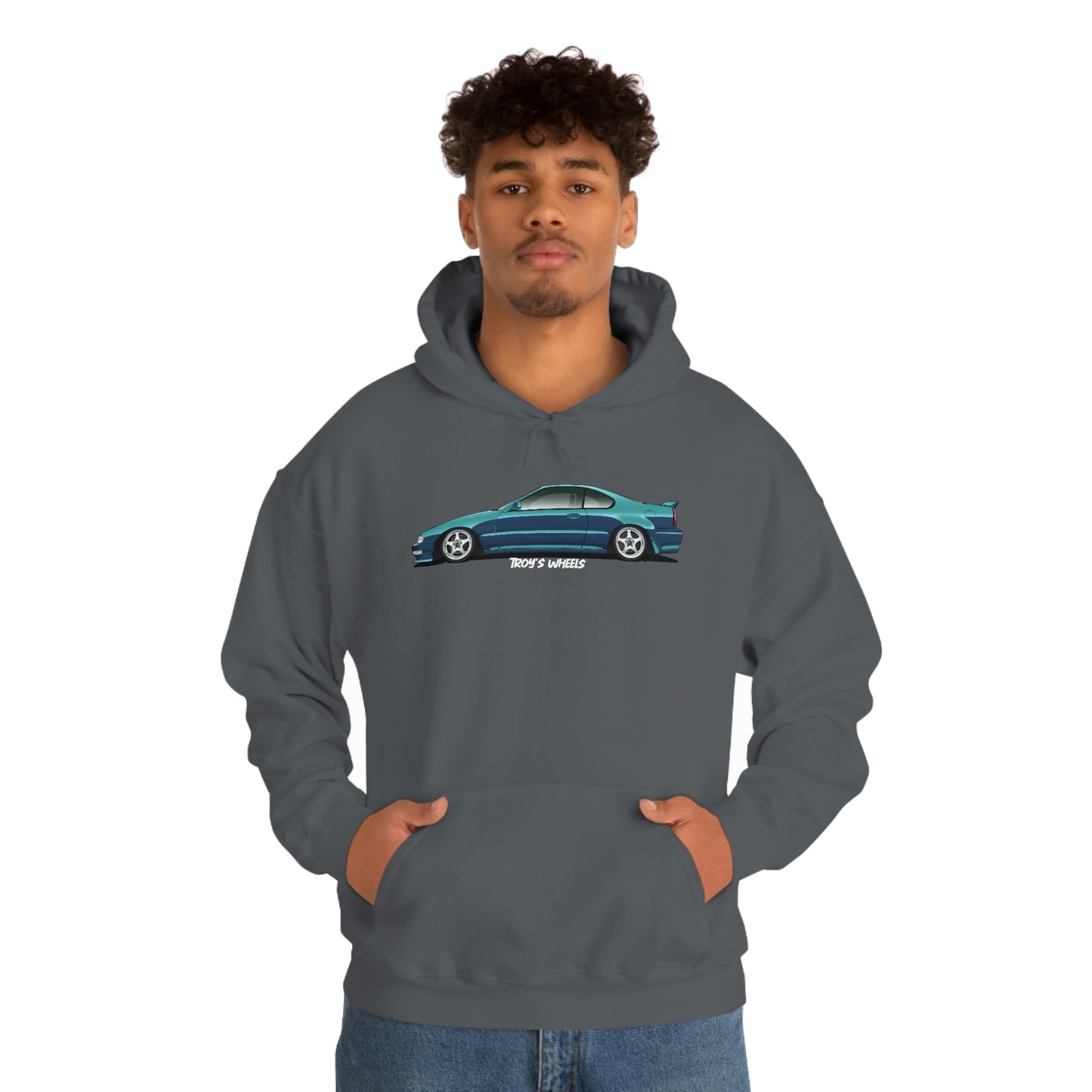 4G Prelude_Green_Silver 5 Spokes_Dark Hoodie