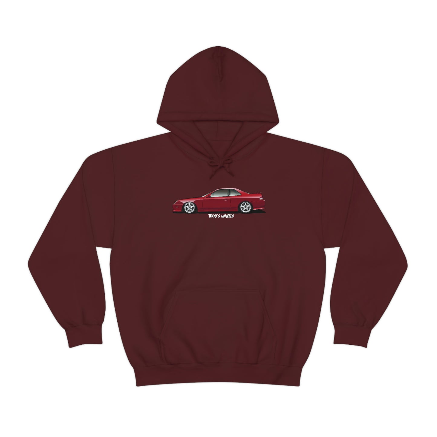 5G Prelude_Red_Silver 5 Spokes_Dark Hoodie