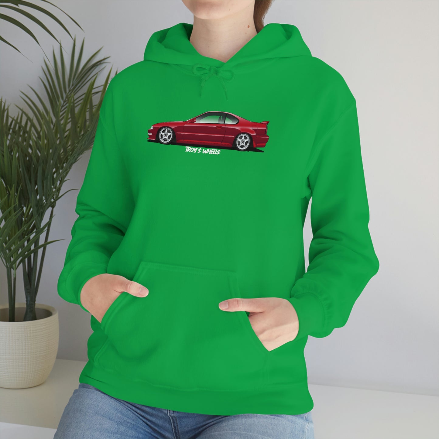 4G Prelude_Red_Silver 5 Spokes_Dark Hoodie