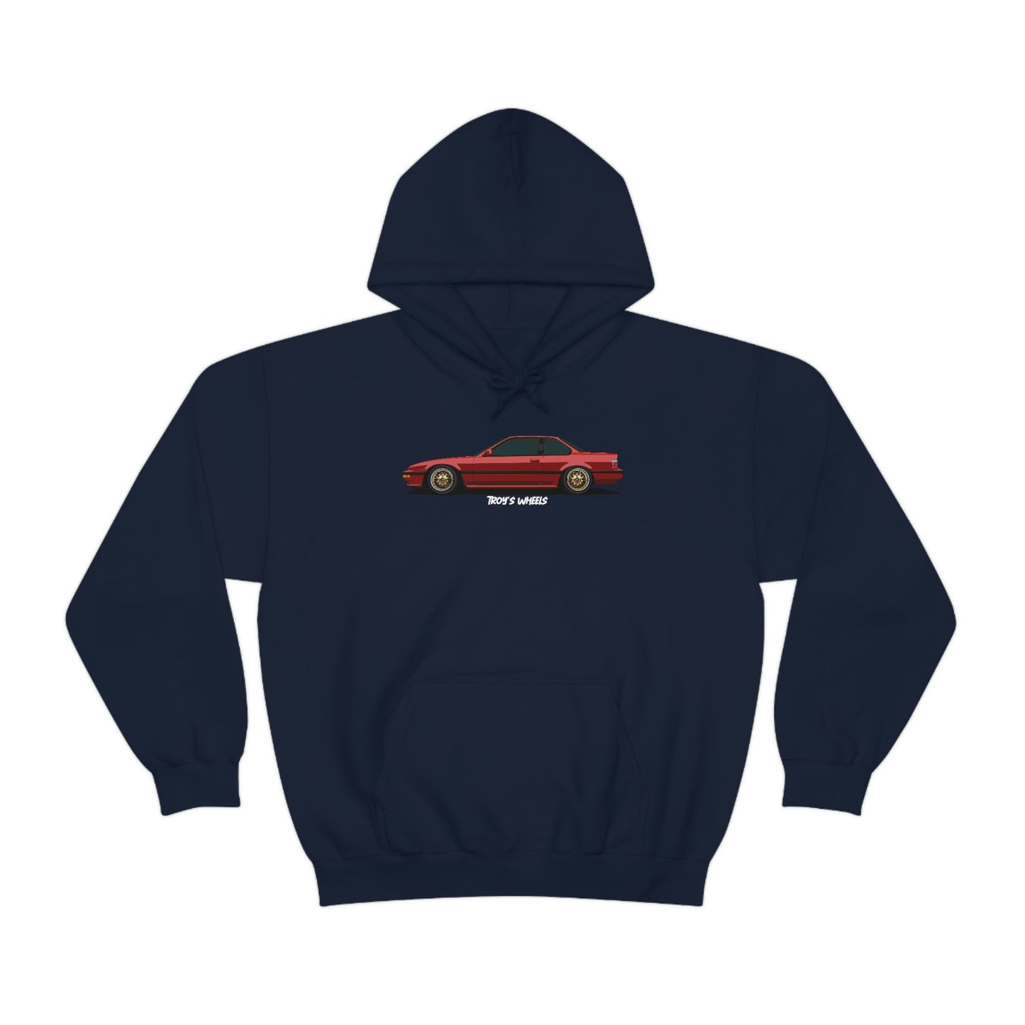 3G Prelude_Red_Gold Mesh_Dark Hoodie