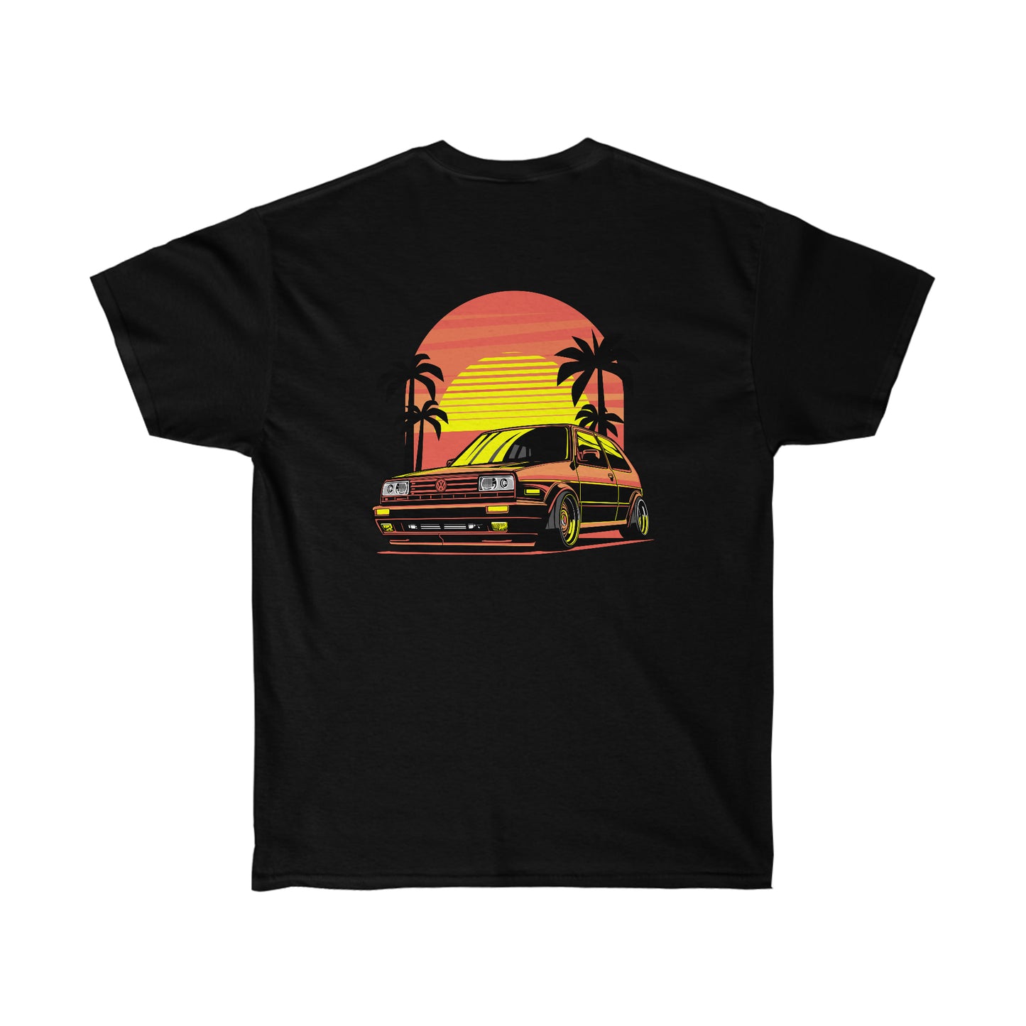 VW Golf_MK3_Sunset_Tee