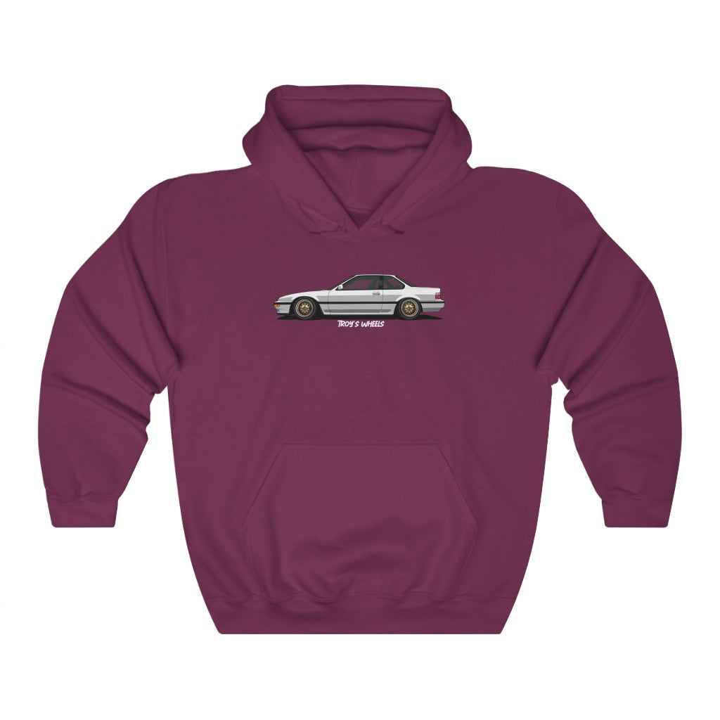 3G Prelude_White_Gold Mesh_Dark Hoodie