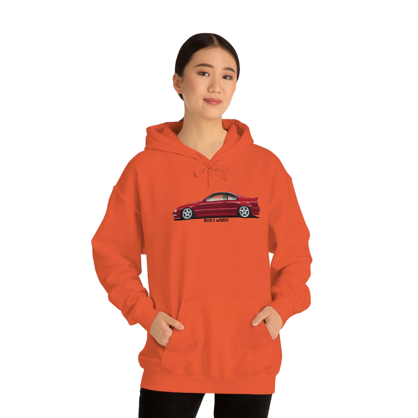 4G Prelude_Red_Silver 5 Spokes_Light Hoodie