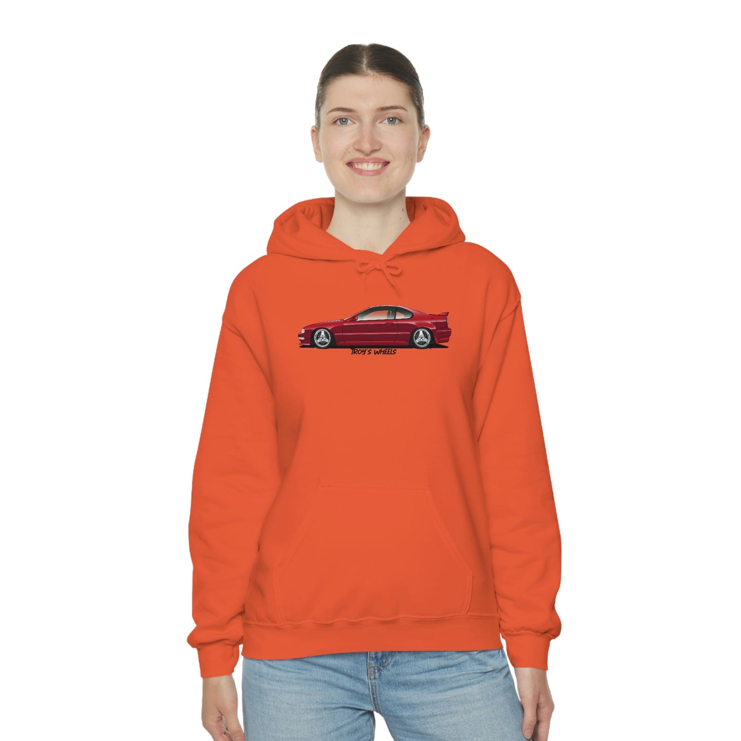 4G Prelude_Red_Silver 3 Spokes_Light Hoodie
